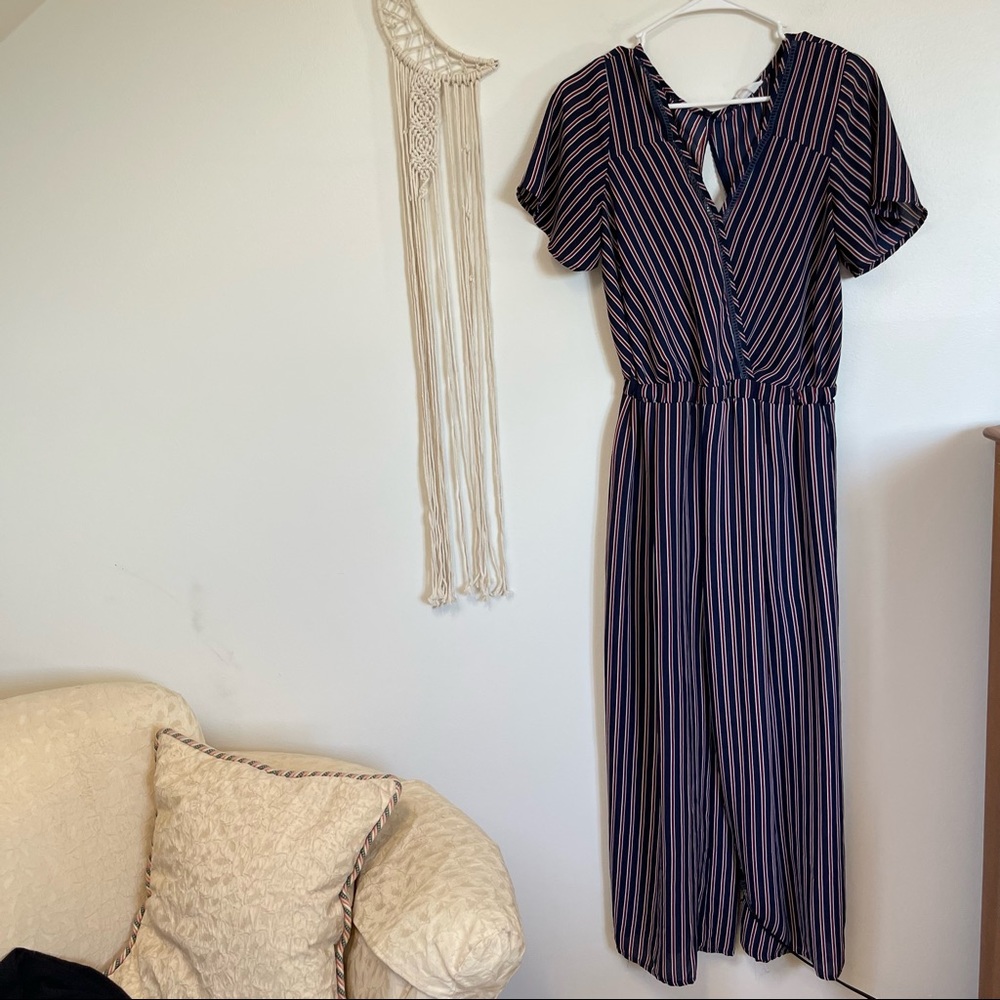 SIENNA SKY PIN - STRIPED JUMPSUIT
